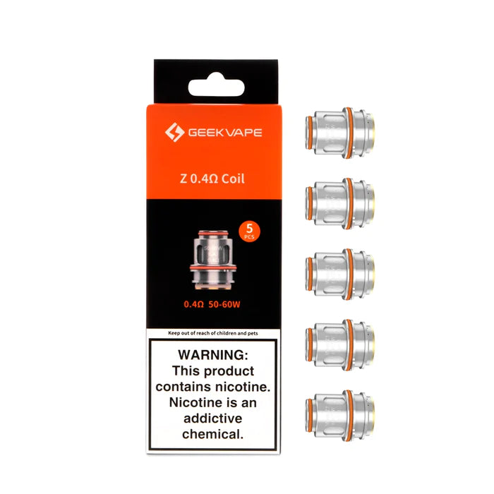 0.4 ohm Zeus Mesh (Z Series) Replacement Coils by GeekVape 5 Pack - Ape Vapes