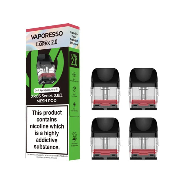 0.8 ohm Xros Corex Replacement Pods by Vaporesso - Ape Vapes