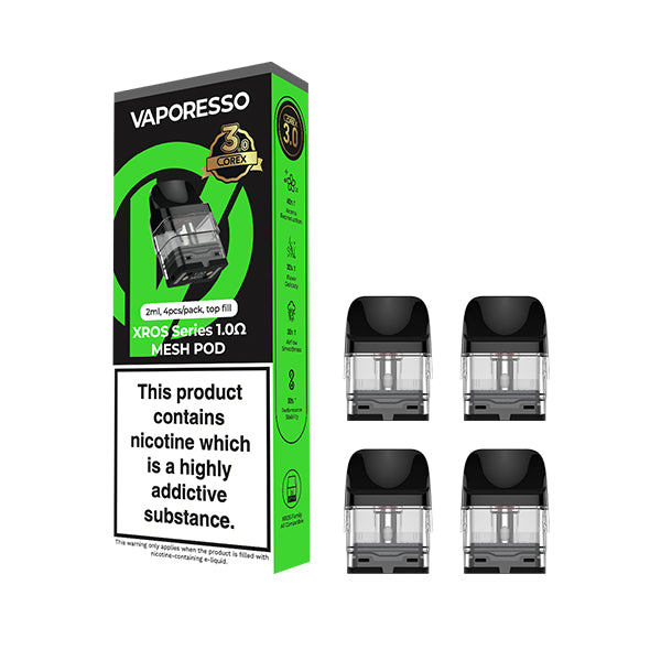 1.0 Xros Corex 3.0 Replacement Pods by Vaporesso - 4 Pack - Ape Vapes