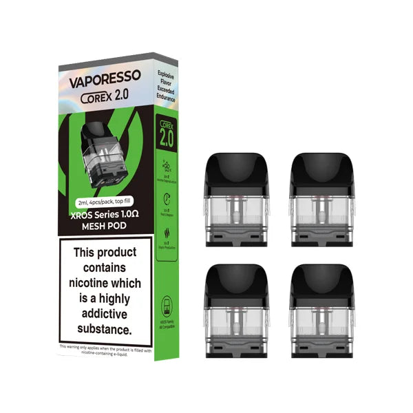 1.0 ohm Xros Corex Replacement Pods by Vaporesso - Ape Vapes