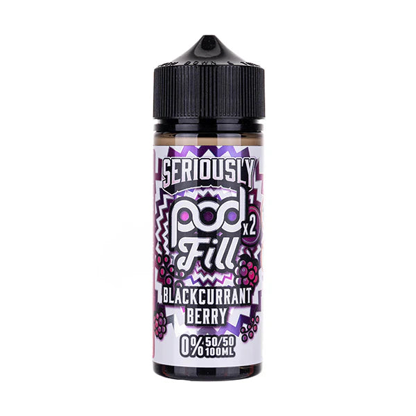 Blackcurrant Berry 100ml Shortfill By Seriously Pod Fill X2 - Ape Vapes