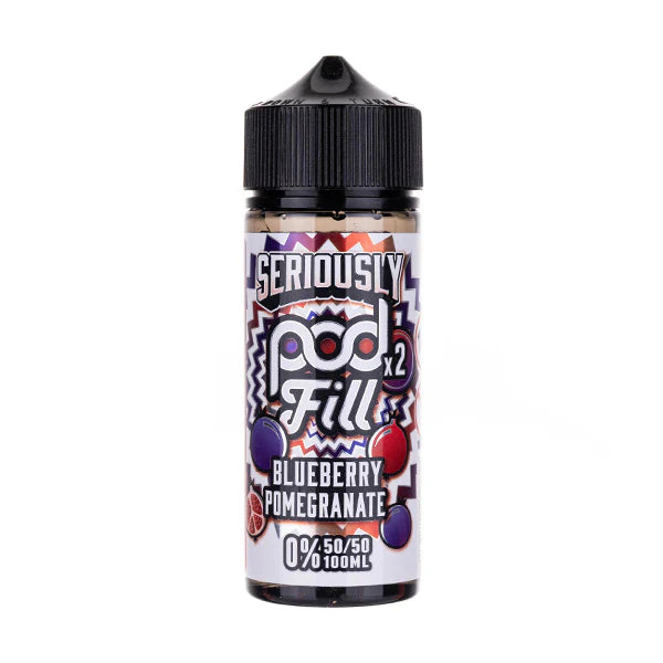Blueberry Pomegranate 100ml Shortfill By Seriously Pod Fill X2 - Ape Vapes