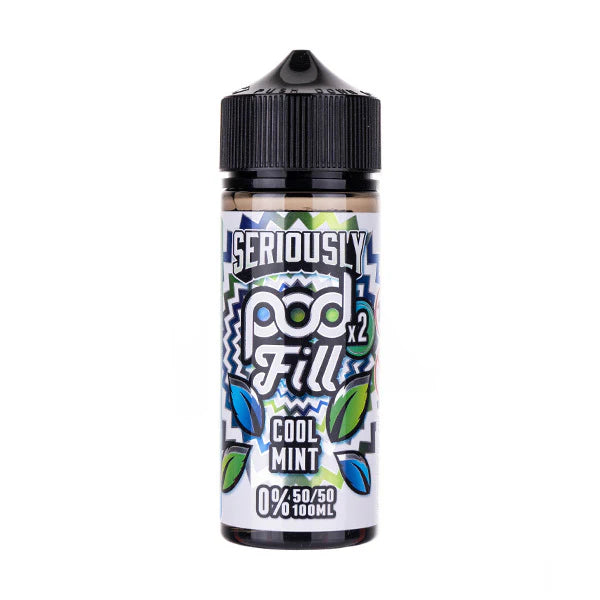 Cool Mint 100ml Shortfill By Seriously Pod Fill X2 - Ape Vapes