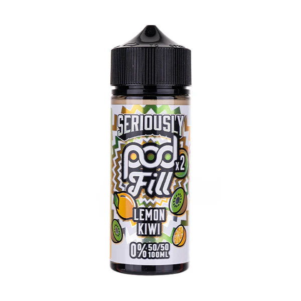 Lemon Kiwi 100ml Shortfill By Seriously Pod Fill X2 - Ape Vapes