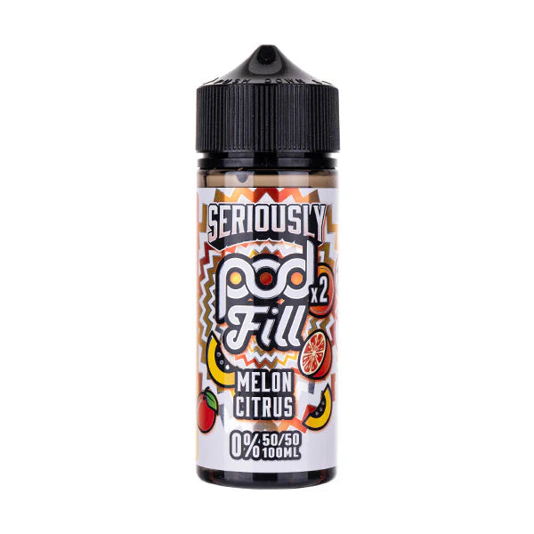 Melon Citrus 100ml Shortfill By Seriously Pod Fill X2 - Ape Vapes