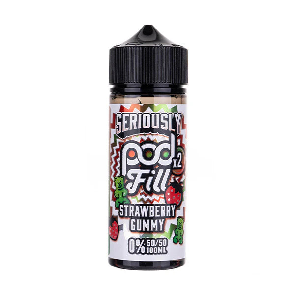 Strawberry Gummy 100ml Shortfill By Seriously Pod fill X2 - Ape Vapes