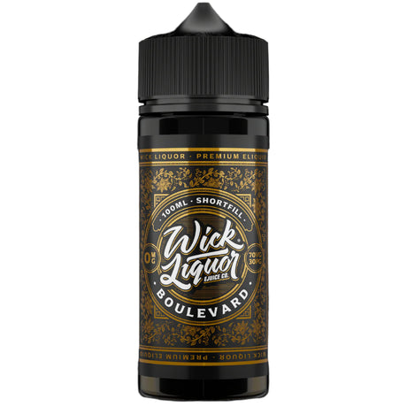 Boulevard 100ml Shortfill by Wick Liquor - Ape Vapes