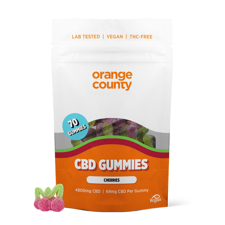 4800mg CBD Gummy Cherries by Orange County - Ape Vapes