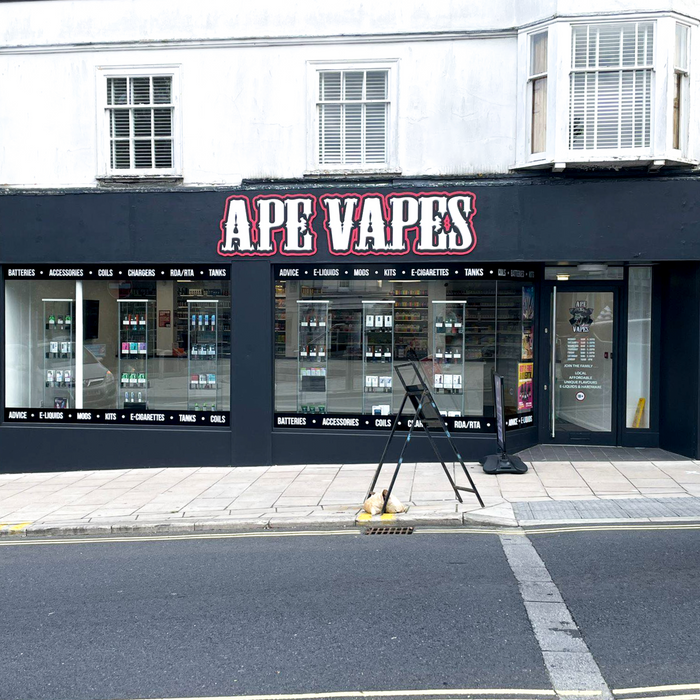 outside the ryde ape vape shop