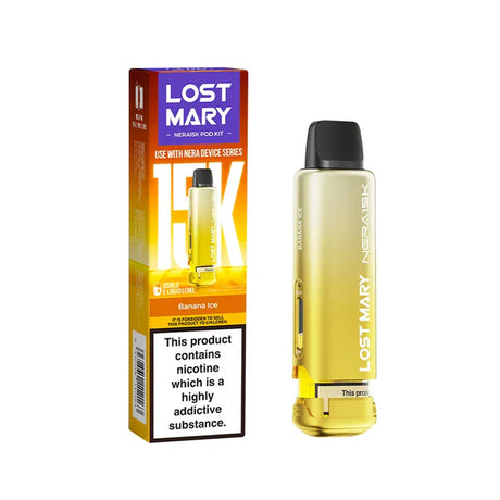 Banana Ice Nera 15k Refill Pack Lost Mary - Ape Vapes