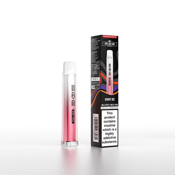 Berry Ice SKE Crystal Pro 600 Prefilled Pod Vape Kit - Ape Vapes