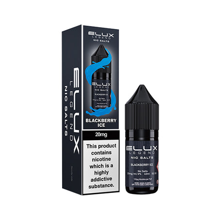 Blackberry Ice Nic Salt By Elux Legend - Ape Vapes