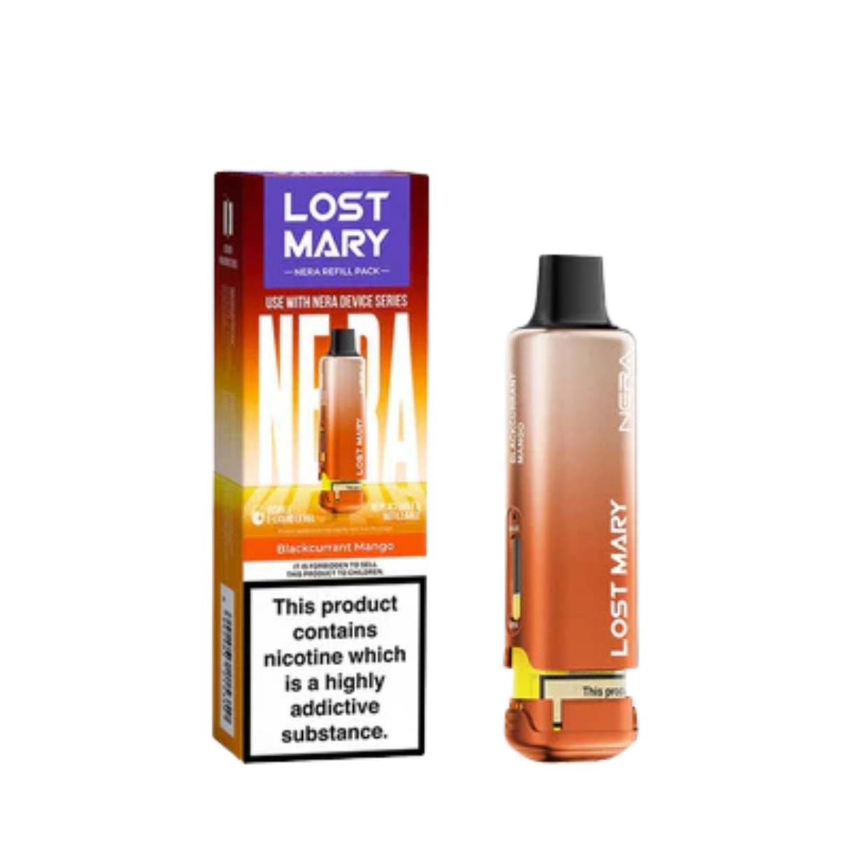 Blackcurrant Mango Nera 15k Refill Pack Lost Mary -Ape Vapes