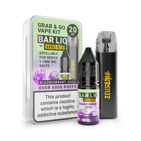 blackcurrant Juice Grab And Go Kit By Zeus Juice - Ape Vapes