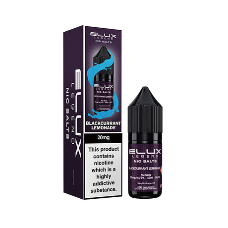 Blackcurrany Lemonade Nic Salt By Elux Legend - Ape Vapes