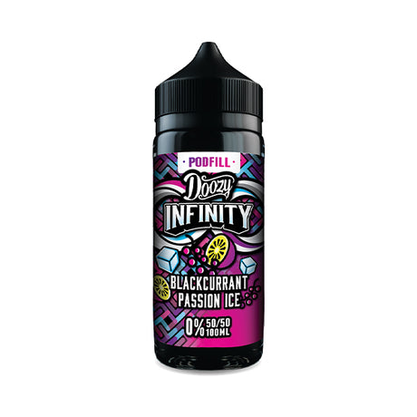 Blackcurrant passion Ice 100ml Shortfill By Doozy Infinity Ape Vapes