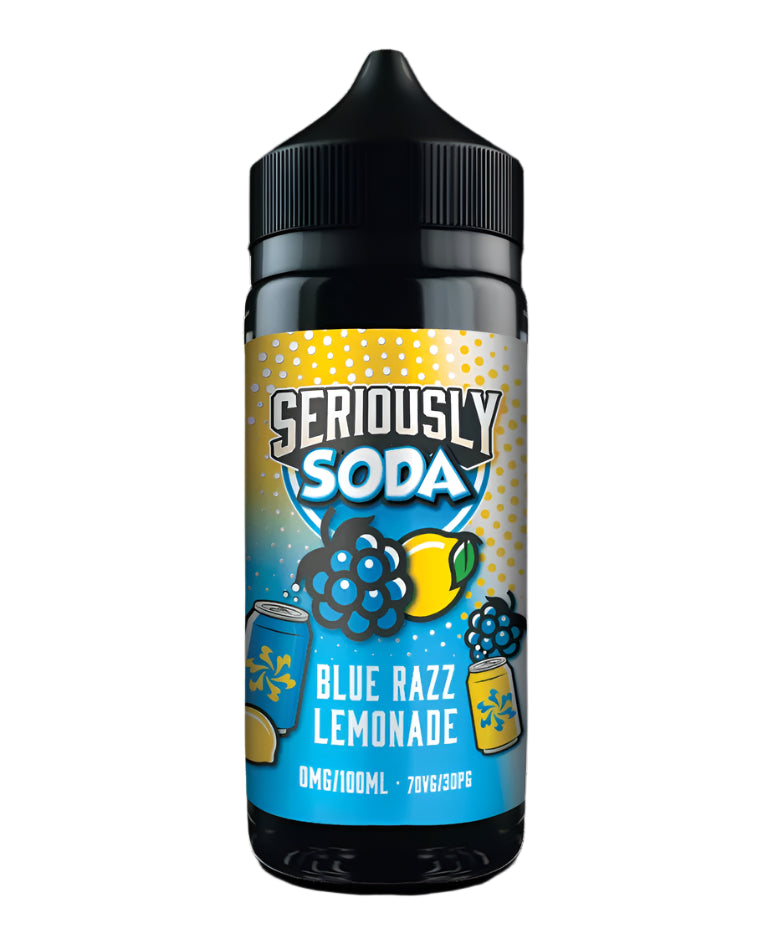 Blue Razz Lemonade 100ml Shortfill by Seriously Soda - Ape Vapes