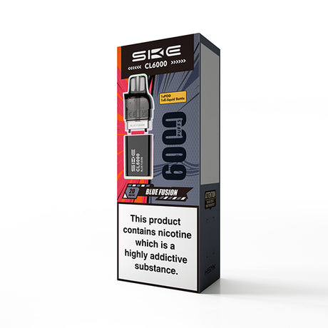 Blue Fusion SKE Crystal CL6000 Pre-Filled Replacement Pods - Ape Vapes