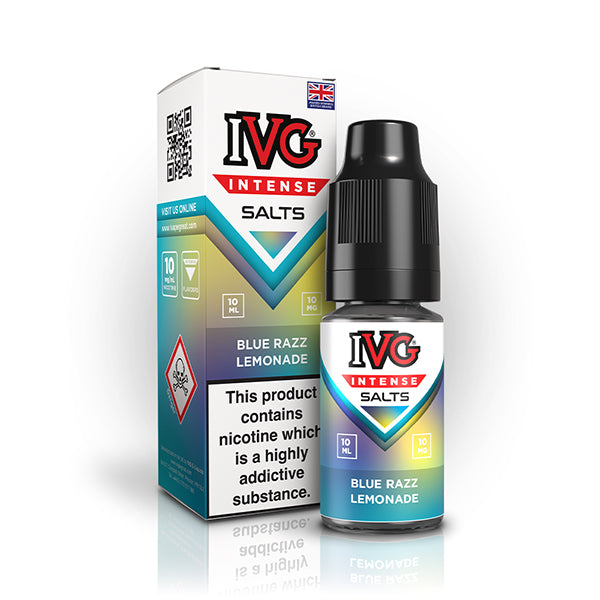 Blue Razz Lemonade IVG Intense 10ml Nic Salt - Ape Vapes