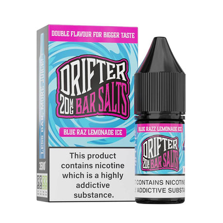 Blue Razz Lemonade Ice 10ml Nic Salt By Drifter - Ape Vapes