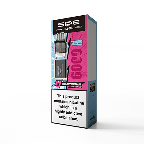 Blue Razz Lemonade SKE Crystal CL6000 Pre-Filled Replacement Pods - Ape Vapes