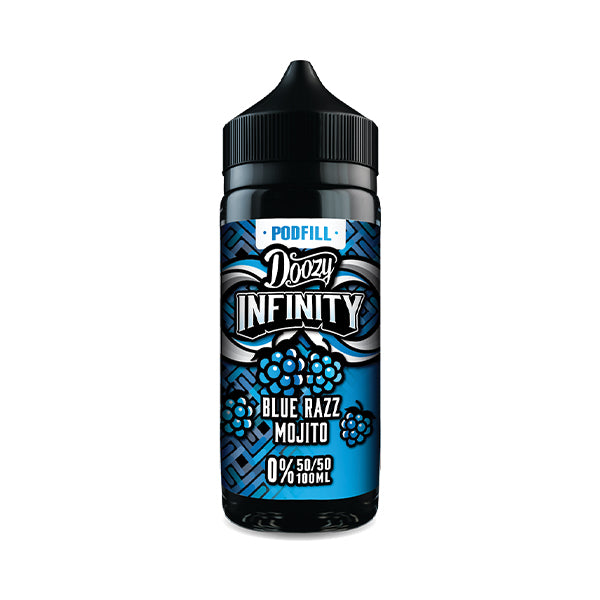 Blue Razz Mojito 100ml Shortfill By Doozy Infinity Ape Vapes