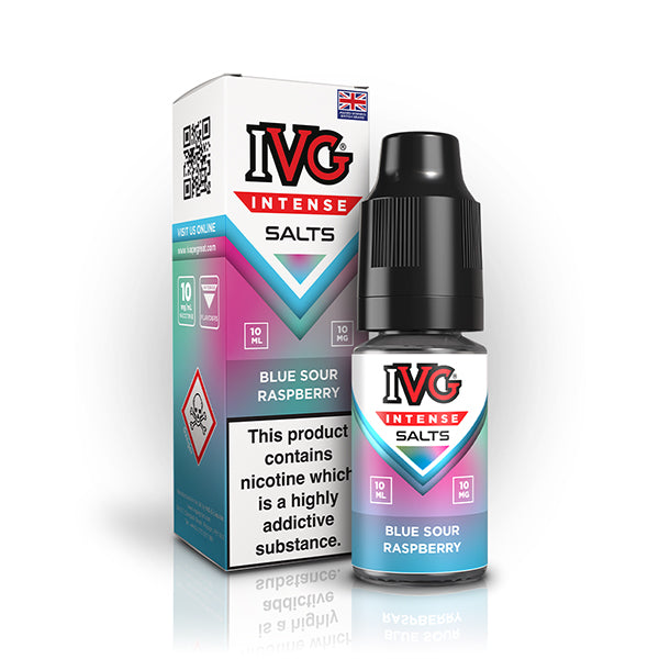 Blue Sour Raspberry 10ml Nic Salt by IVG Intense - Ape Vapes