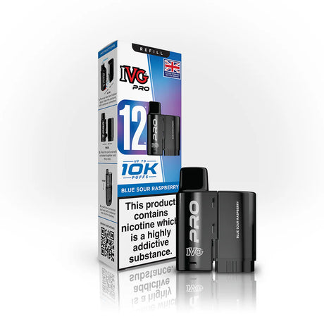 Blue Sour Raspberry IVG Pro 12 Replacement Prefilled Pod by IVG - Ape Vapes