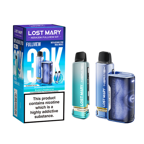 Blueberry Edition Nera 30k Prefilled Kit Lost Mary -Ape Vapes