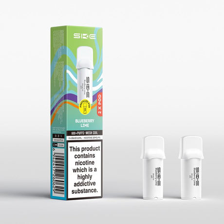 Blueberry Lime SKE Crystal Pro 600 Prefilled Pods - Ape Vapes