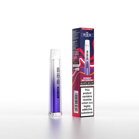 Blueberry Sour Raspberry SKE Crystal Pro 600 Prefilled Pod Vape Kit - Ape Vapes