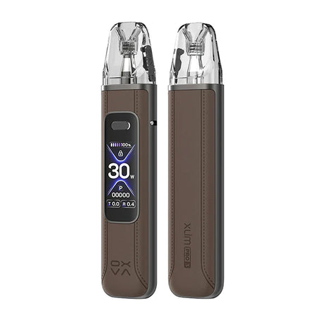 Brown Leather Xlim Pro 3 Pod Kit by OXVA-Ape Vapes