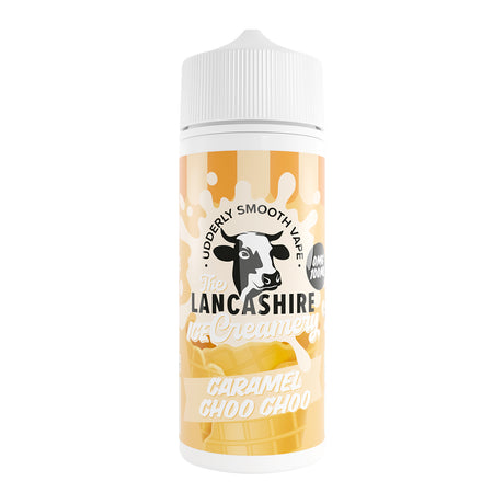 Caramel Choo Choo 100ml Shortfill by Lancashire Ice Creamery- Ape Vapes