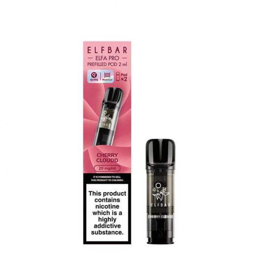 Cherry Cloudd Elfa Pro Pre-Filled Pods (2 Pack) - Ape Vapes