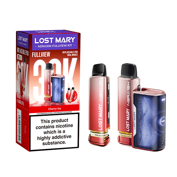 Cherry Ice Nera 30k Prefilled Kit Lost Mary -Ape Vapes