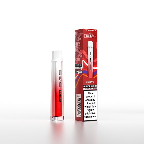 Cherry Ice SKE Crystal Pro 600 Prefilled Pod Vape Kit - Ape Vapes