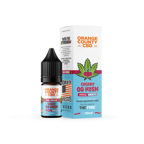 Cherry OG Kush CBD E-Liquid by Orange County 10ml 300mg - Ape Vapes