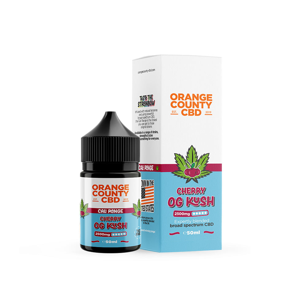 Cherry OG Kush CBD E-Liquid by Orange County 30ml 2500mg - Ape Vapes