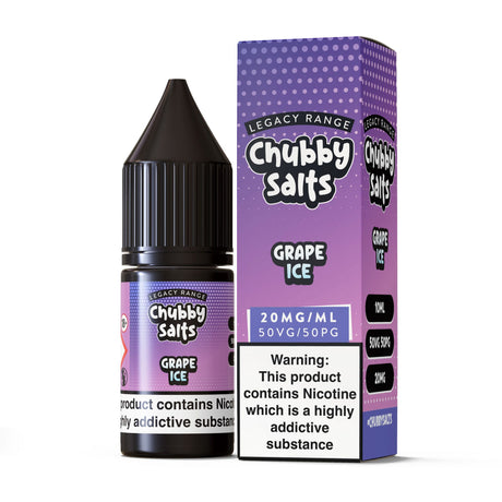 Grape Ice by Chubby Salts Legacy Range - Ape Vapes