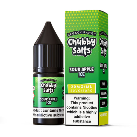 Sour Apple Ice by Chubby Salt Legacy Range - Ape Vapes