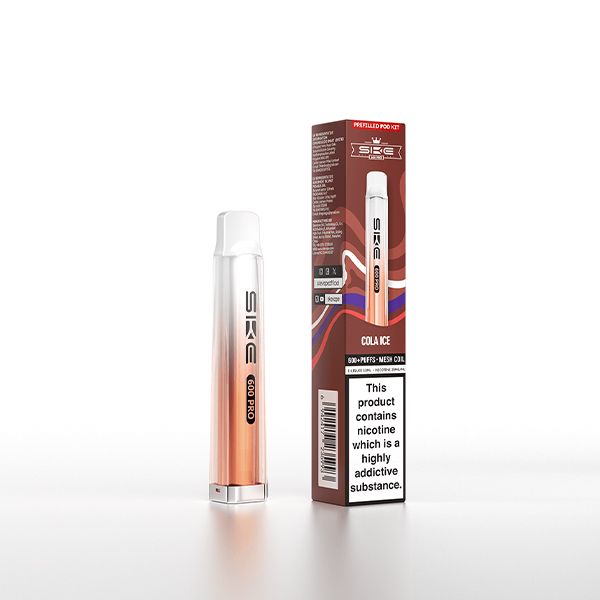 Cola Ice SKE Crystal Pro 600 Prefilled Pod Vape Kit - Ape Vapes