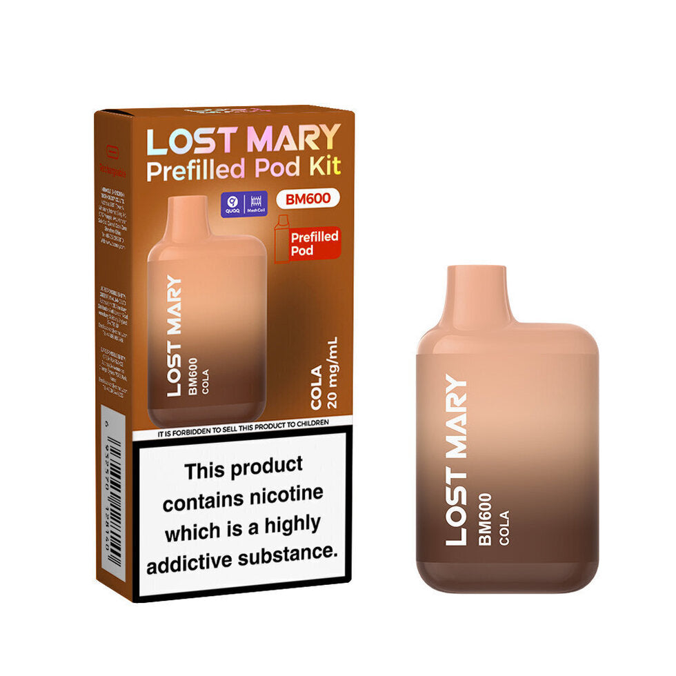 Cola Lost Mary 600 Prefilled Pod Vape Kit - Ape Vapes