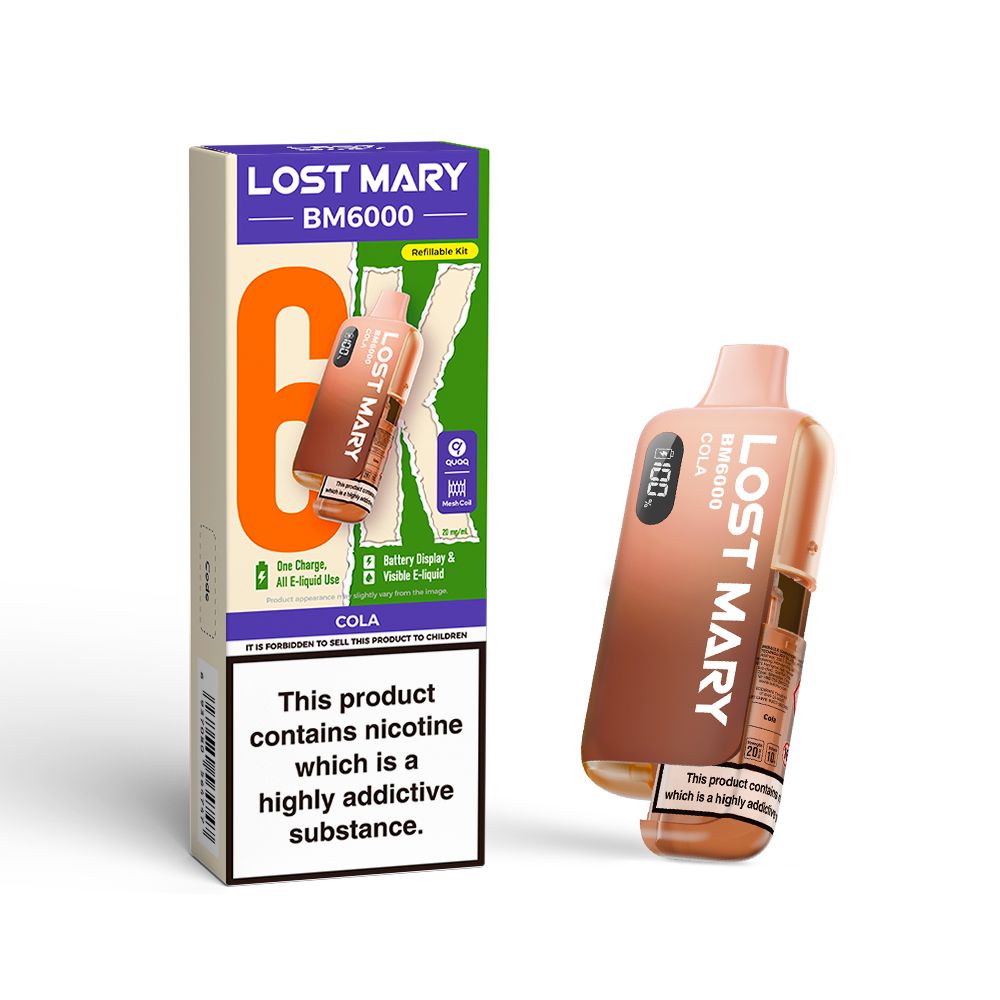 Cola Lost Mary BM6000 Prefilled Pod Kit - Ape Vapes