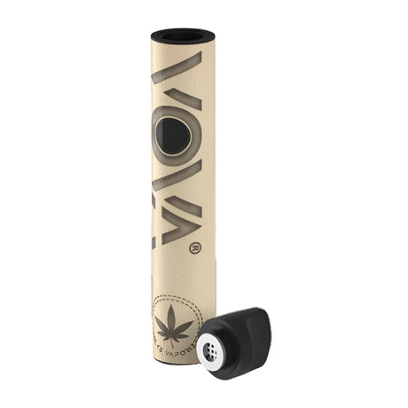 Cream Leather Volks Dry Herb Vapourizer by Vova - Ape Vapes