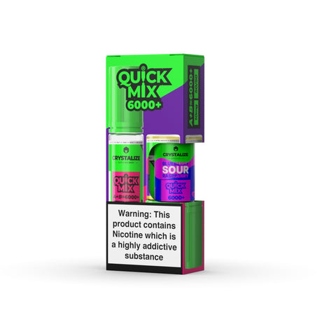 Blueberry Sour Raspberry Quick Mix 20ml Nic Salt by Crystalize - Ape Vapes