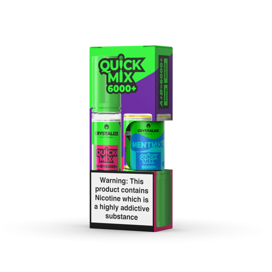 Menthol Quick Mix 20ml Nic Salt by Crystalize - Ape Vapes