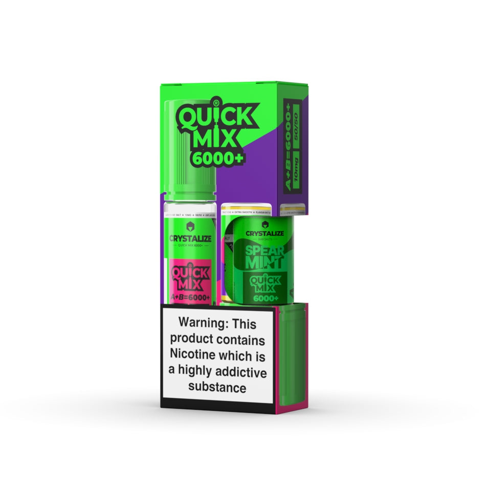 Spearmint Quick Mix 20ml By Crystalize - Ape Vapes