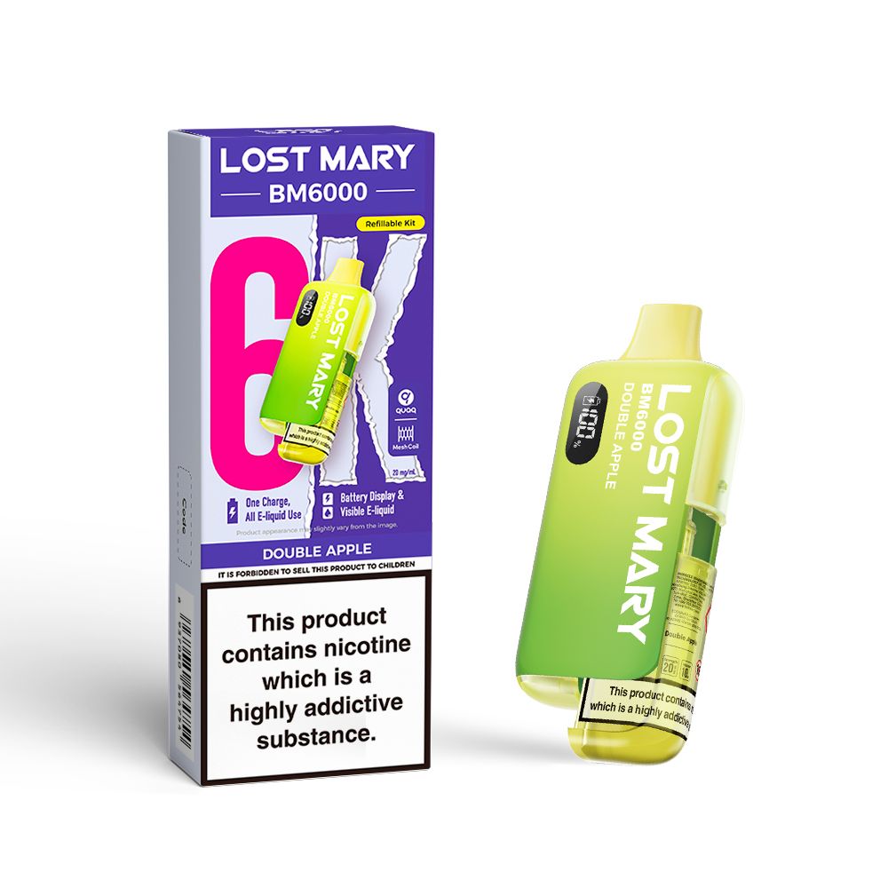 Double Apple Lost Mary BM6000 Prefilled Pod Kit - Ape Vapes