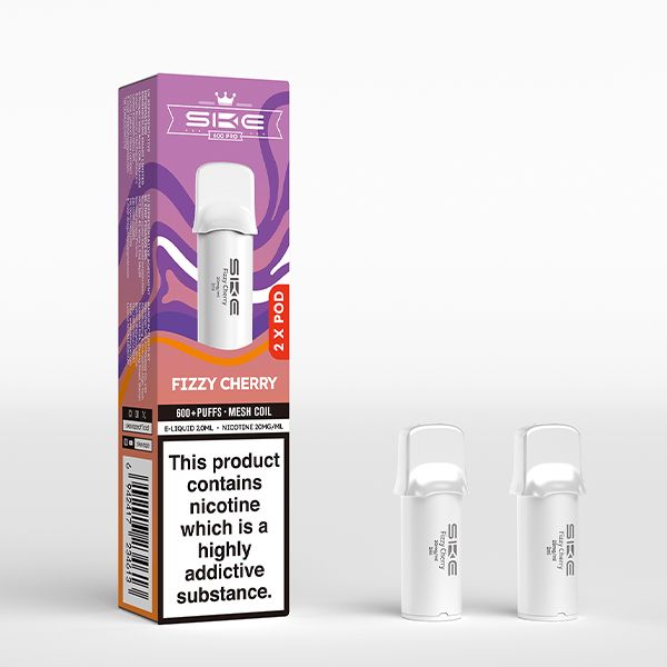 Fizzy Cherry SKE Crystal Pro 600 Prefilled Pods - Ape Vapes