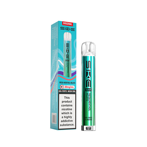 Fresh Menthol Mojito SKE Bar 600 Pre Filled Pod Kit - Ape Vapes